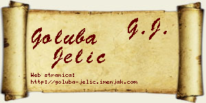 Goluba Jelić vizit kartica